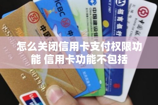 怎么关闭信用卡支付权限功能 信用卡功能不包括