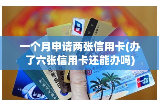 一个月申请两张信用卡(办了六张信用卡还能办吗)
