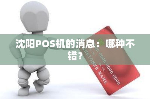 沈阳POS机的消息：哪种不错？