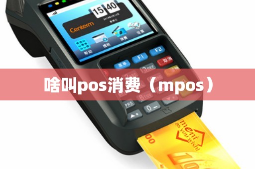 啥叫pos消费（mpos）