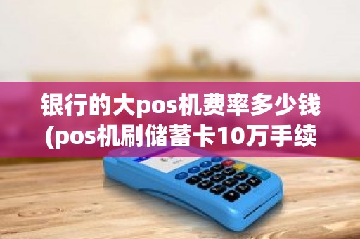 银行的大pos机费率多少钱(pos机刷储蓄卡10万手续费)
