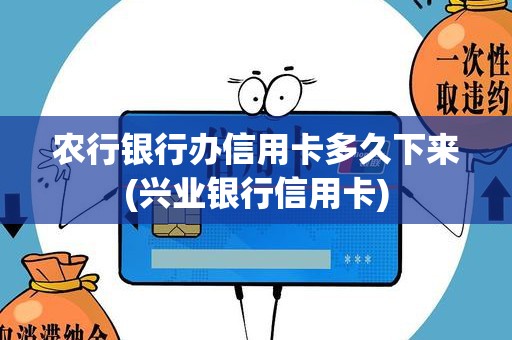 农行银行办信用卡多久下来(兴业银行信用卡)