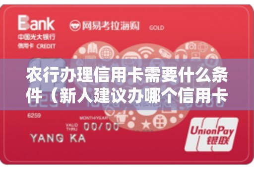 农行办理信用卡需要什么条件(新人建议办哪个信用卡) 农行办理信用卡需要什么条件(新人建议办哪个信用卡)