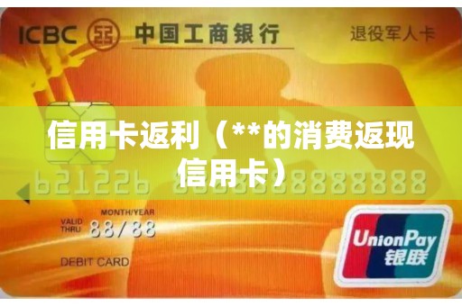 信用卡返利（**的消费返现信用卡）