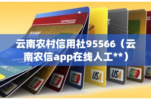 云南农村信用社95566（云南农信app在线人工**）