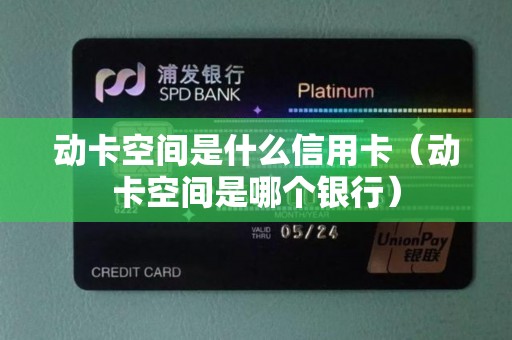 动卡空间是什么信用卡（动卡空间是哪个银行）