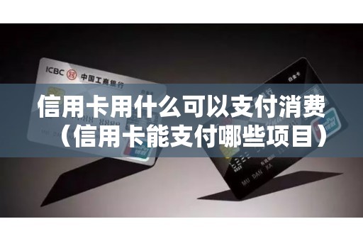 信用卡用什么可以支付消费（信用卡能支付哪些项目）