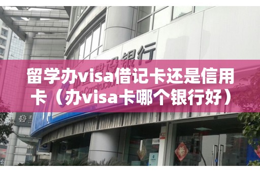 留学办visa借记卡还是信用卡（办visa卡哪个银行好）