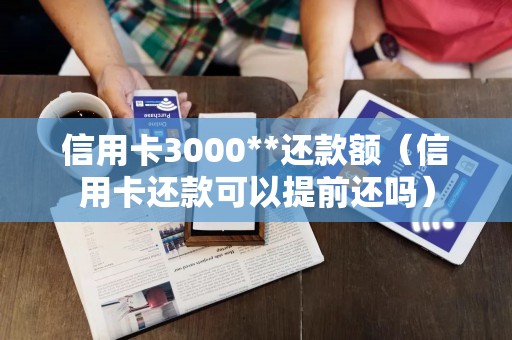 信用卡3000**还款额（信用卡还款可以提前还吗）