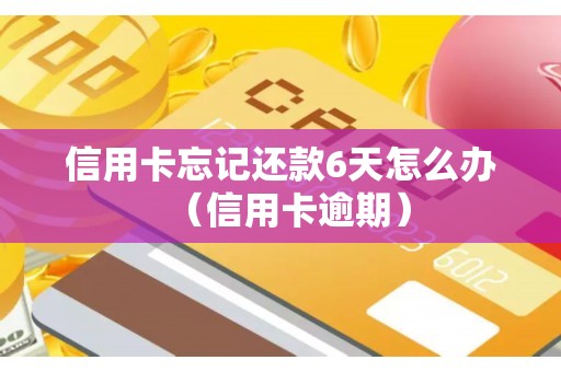 信用卡忘记还款6天怎么办（信用卡逾期）
