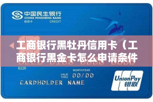 工商银行黑牡丹信用卡（工商银行黑金卡怎么申请条件）