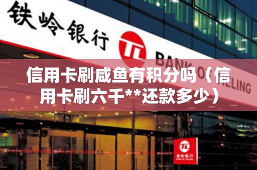 信用卡刷咸鱼有积分吗（信用卡刷六千**还款多少）