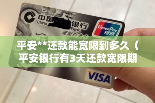 平安**还款能宽限到多久（平安银行有3天还款宽限期吗）