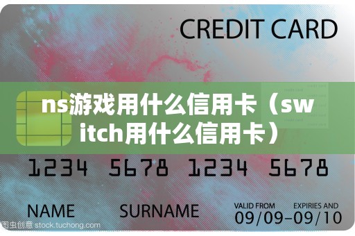 ns游戏用什么信用卡（switch用什么信用卡）