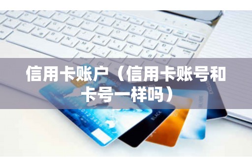 信用卡账户（信用卡账号和卡号一样吗）