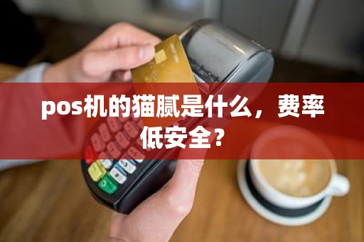 pos机的猫腻是什么，费率低安全？