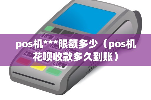 pos机***限额多少（pos机花呗收款多久到账）
