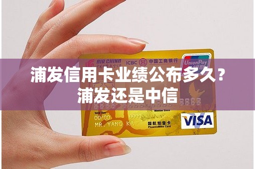 浦发信用卡业绩公布多久？浦发还是中信