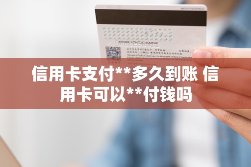 信用卡支付**多久到账 信用卡可以**付钱吗