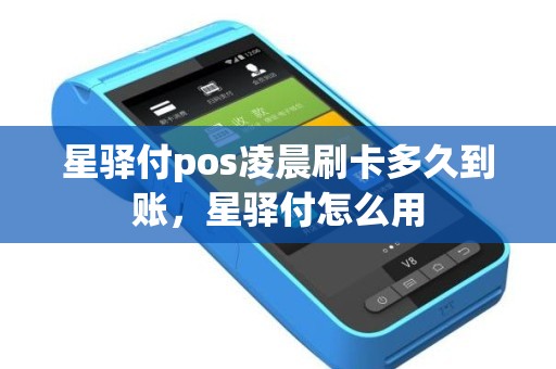 星驿付pos凌晨刷卡多久到账，星驿付怎么用