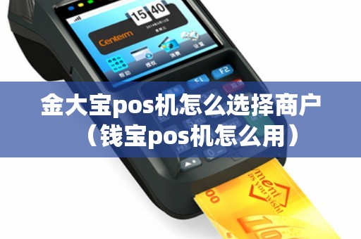金大宝pos机怎么选择商户（钱宝pos机怎么用）