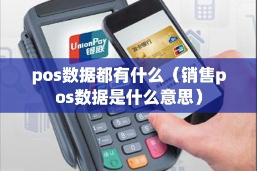pos数据都有什么（销售pos数据是什么意思）