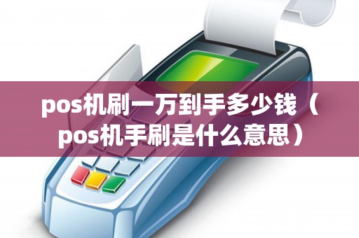 pos机刷一万到手多少钱（pos机手刷是什么意思）