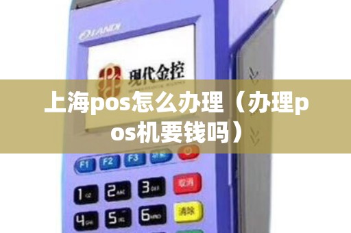 上海pos怎么办理（办理pos机要钱吗）