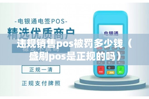 违规销售pos被罚多少钱（盛刷pos是正规的吗）