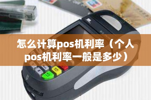 怎么计算pos机利率（个人pos机利率一般是多少）