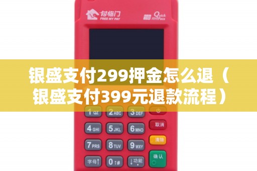 银盛支付299押金怎么退（银盛支付399元退款流程）