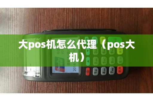 大pos机怎么代理（pos大机）