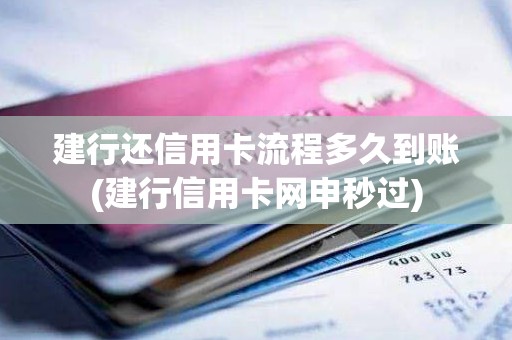 建行还信用卡流程多久到账(建行信用卡网申秒过)