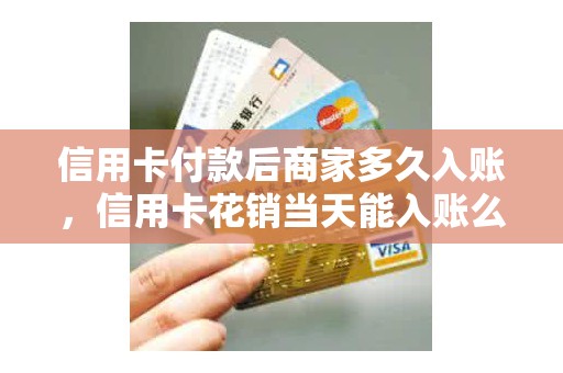 信用卡付款后商家多久入账，信用卡花销当天能入账么