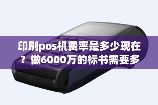 印刷pos机费率是多少现在？做6000万的标书需要多少钱
