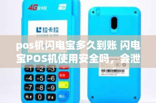 pos机闪电宝多久到账 闪电宝POS机使用安全吗，会泄露个人信息吗