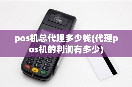 pos机总代理多少钱(代理pos机的利润有多少)