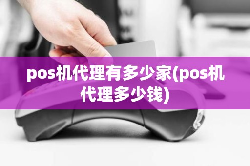 pos机代理有多少家(pos机代理多少钱) pos机代理有多少家(pos机代理多少钱)