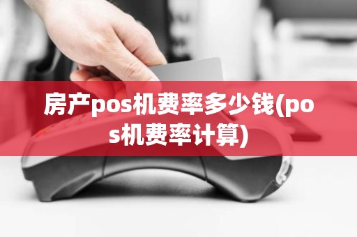 房产pos机费率多少钱(pos机费率计算)