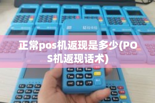 正常pos机返现是多少(POS机返现话术)