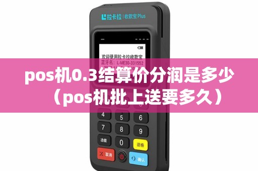 pos机0.3结算价分润是多少（pos机批上送要多久）