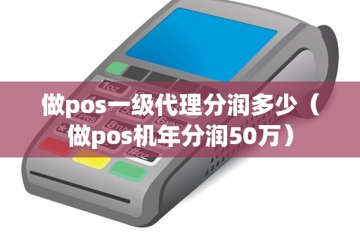 做pos一级代理分润多少（做pos机年分润50万）