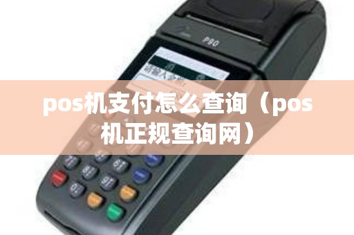 pos机支付怎么查询（pos机正规查询网）