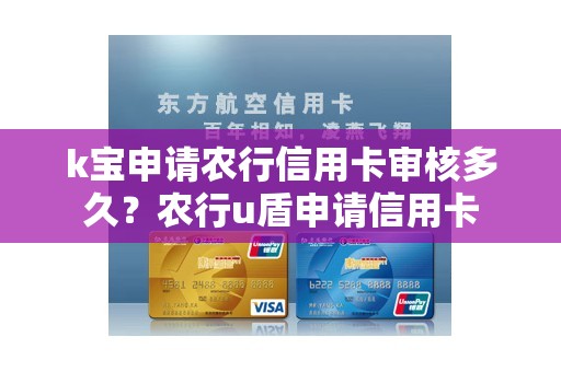 k宝申请农行信用卡审核多久？农行u盾申请信用卡