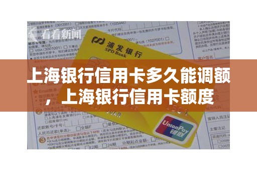 上海银行信用卡多久能调额，上海银行信用卡额度