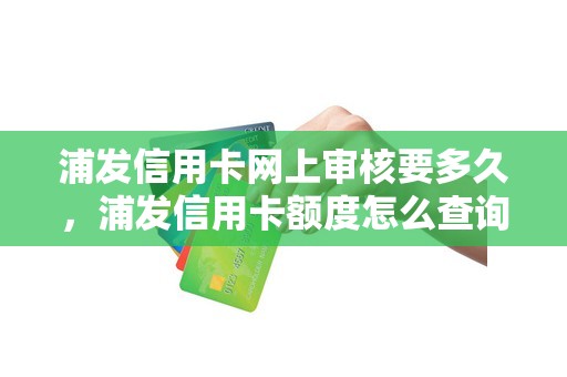 浦发信用卡网上审核要多久，浦发信用卡额度怎么查询