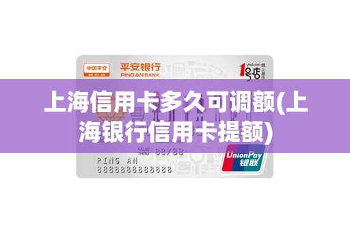 上海信用卡多久可调额(上海银行信用卡提额)