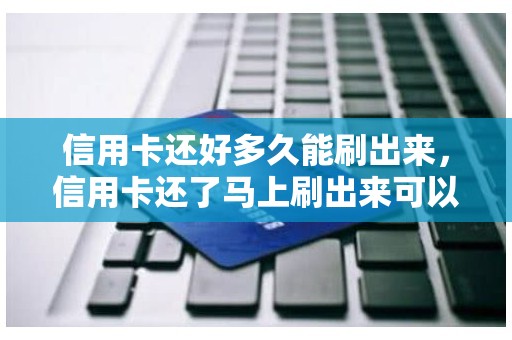 信用卡还好多久能刷出来，信用卡还了马上刷出来可以吗