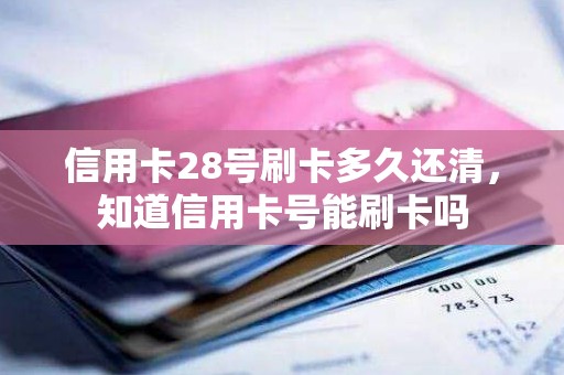 信用卡28号刷卡多久还清，知道信用卡号能刷卡吗