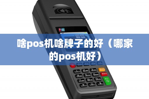 啥pos机啥牌子的好（哪家的pos机好）